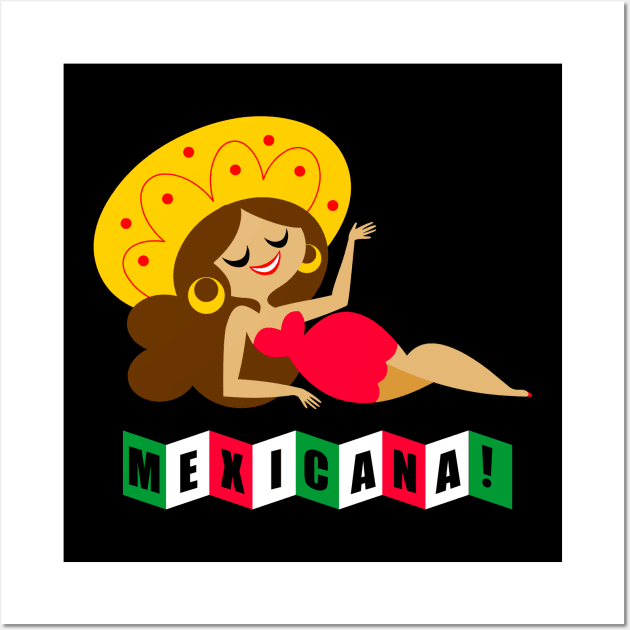 Mexicana Sombrero! Wall Art by MEXOPOLIS